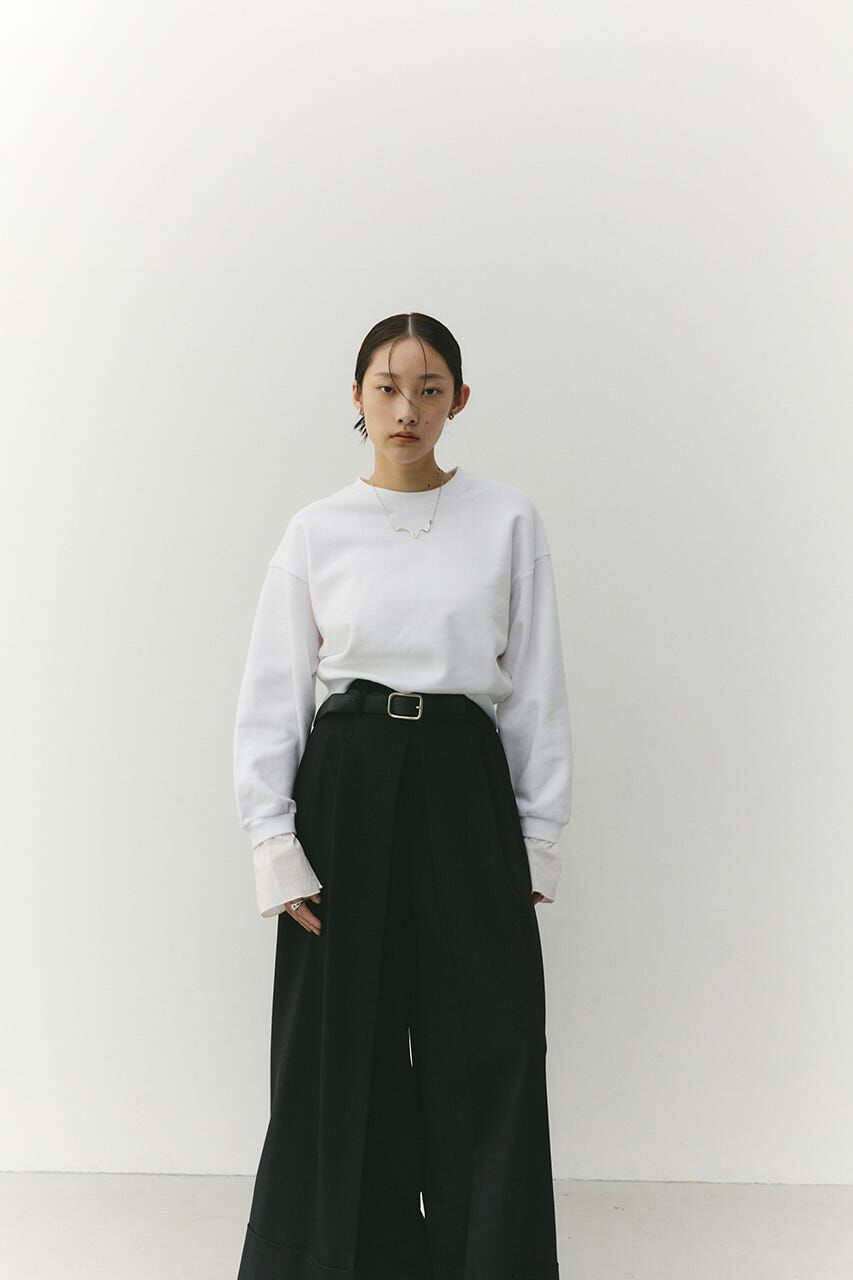 STYLEMIXER「フリルカフスウェットトップ」|Tシャツ・カットソー|