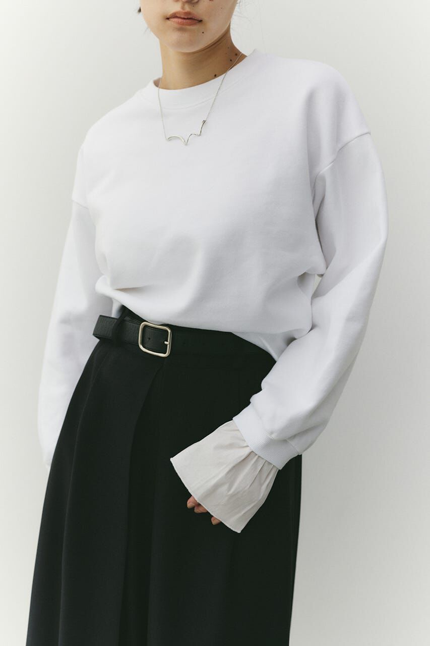 STYLEMIXER「フリルカフスウェットトップ」|Tシャツ・カットソー|