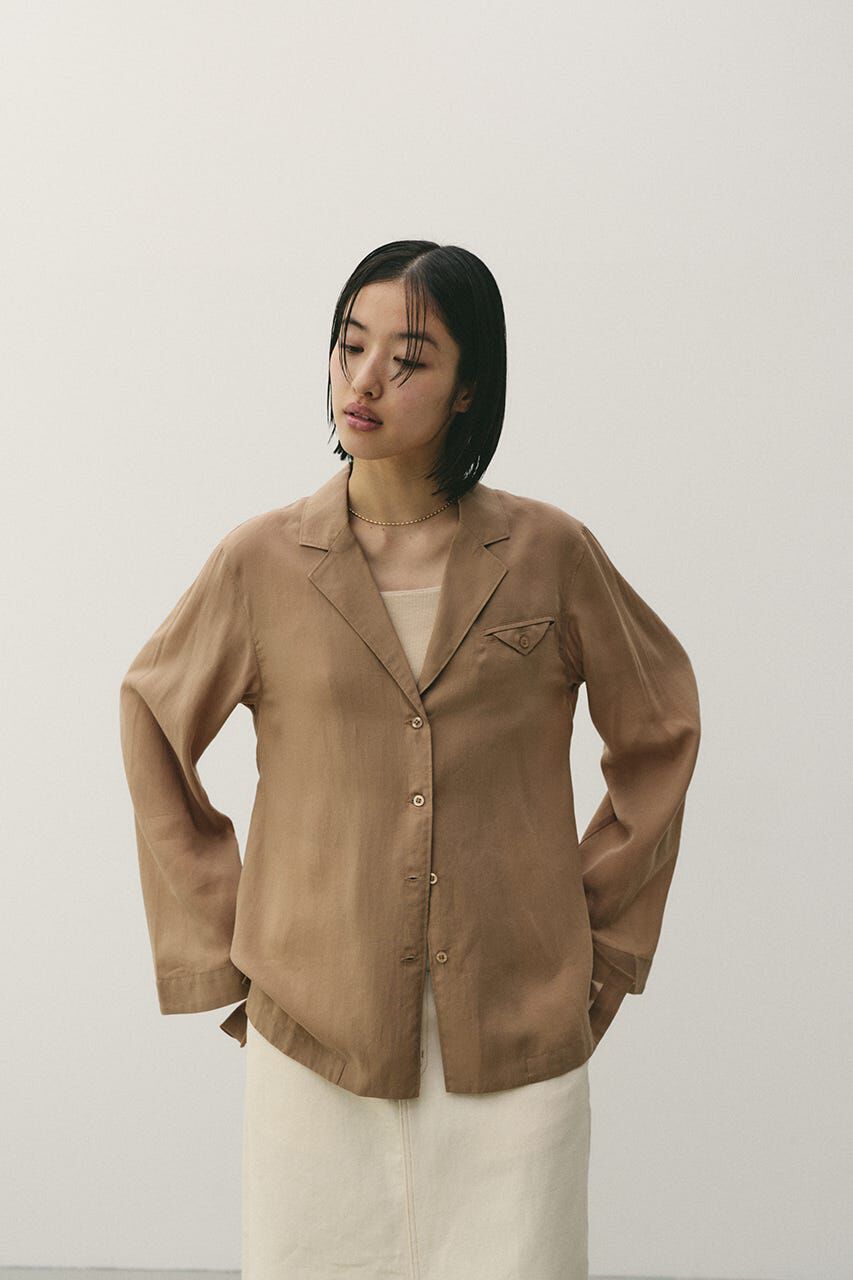 STYLEMIXER「テーラーカラーオープンシャツ」|シャツ・ブラウス|