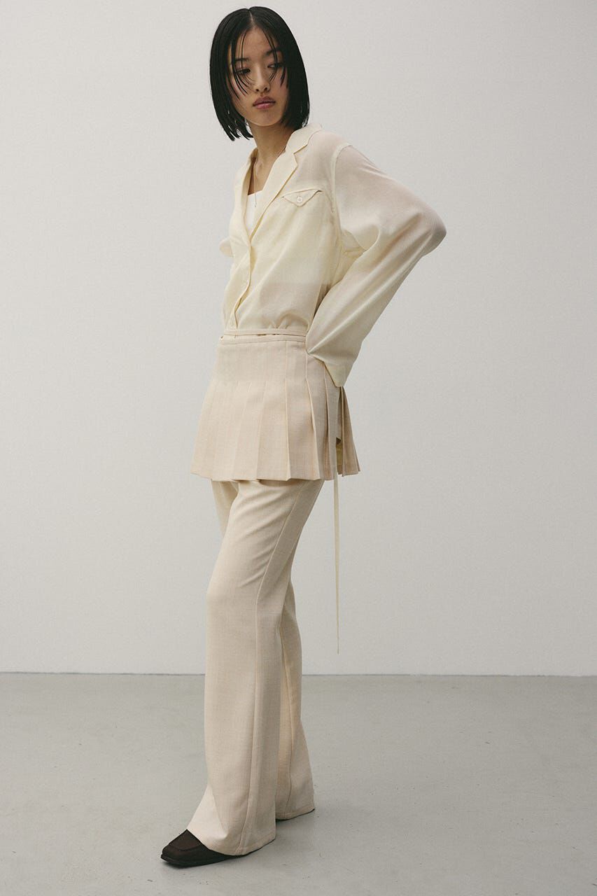 STYLEMIXER「プリーツスカートレイヤードパンツ」|その他|