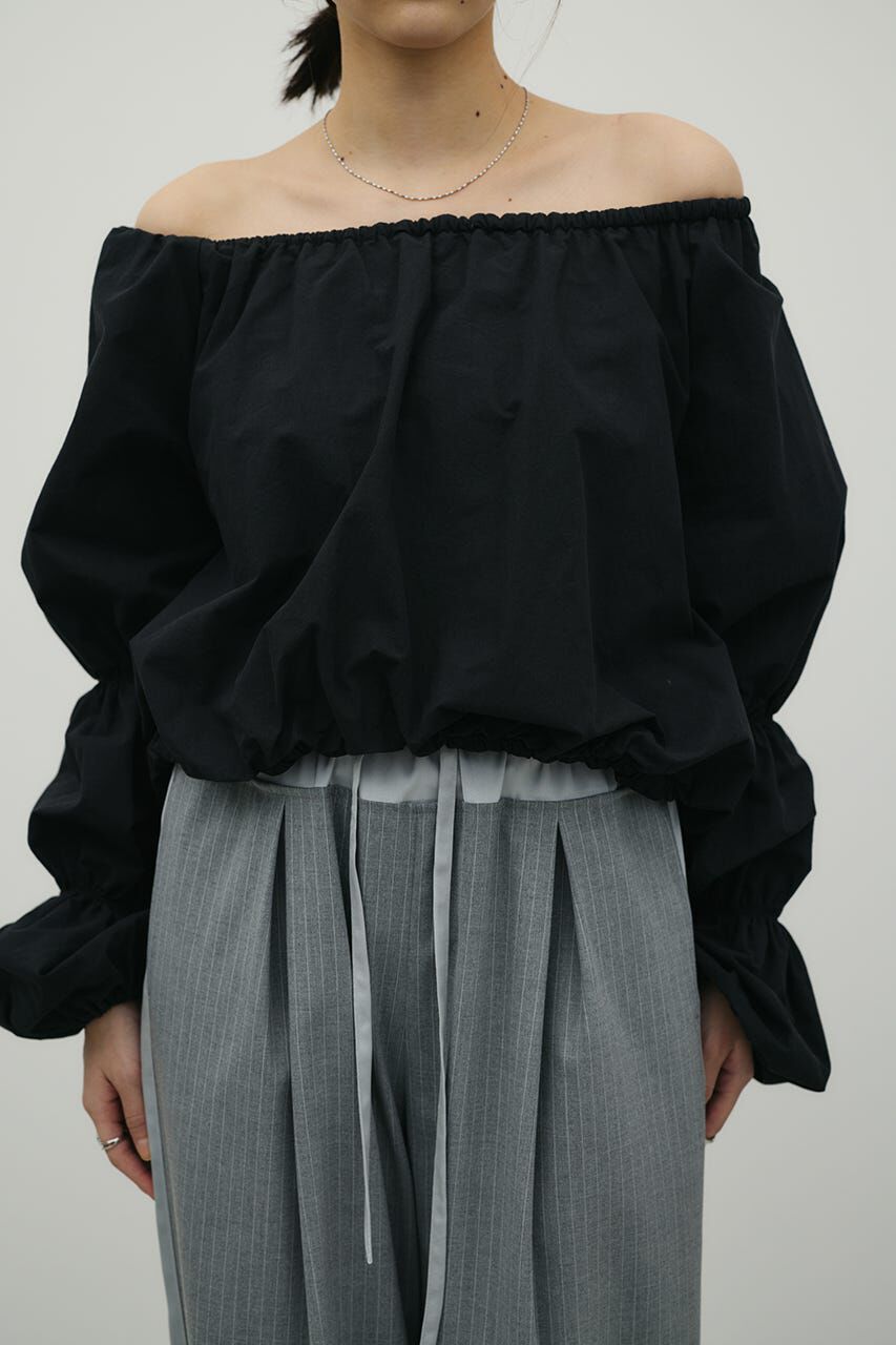 STYLEMIXER「ランタンスリーブオフショルトップ」|シャツ・ブラウス|