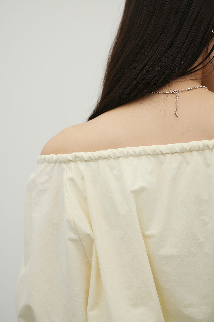 STYLEMIXER「ランタンスリーブオフショルトップ」|シャツ・ブラウス|