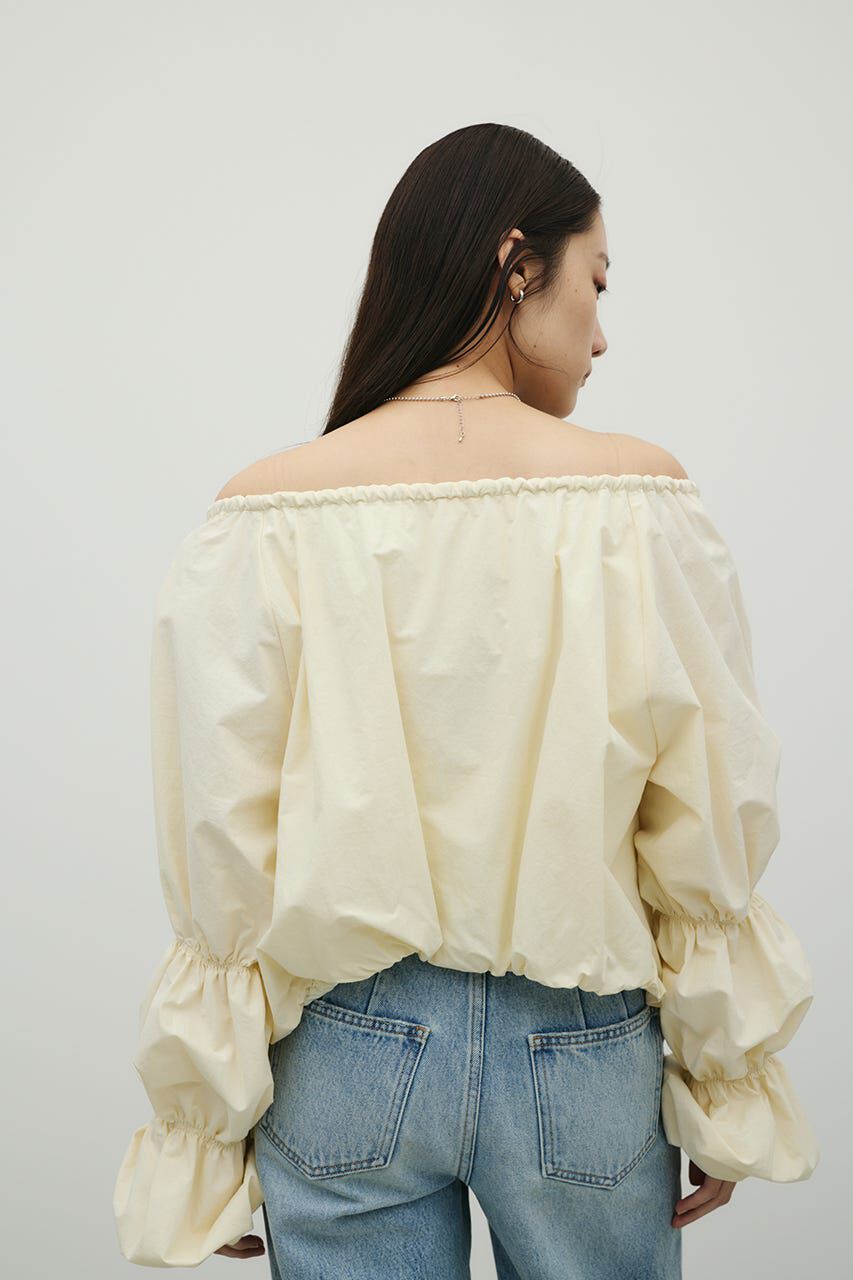 STYLEMIXER「ランタンスリーブオフショルトップ」|シャツ・ブラウス|