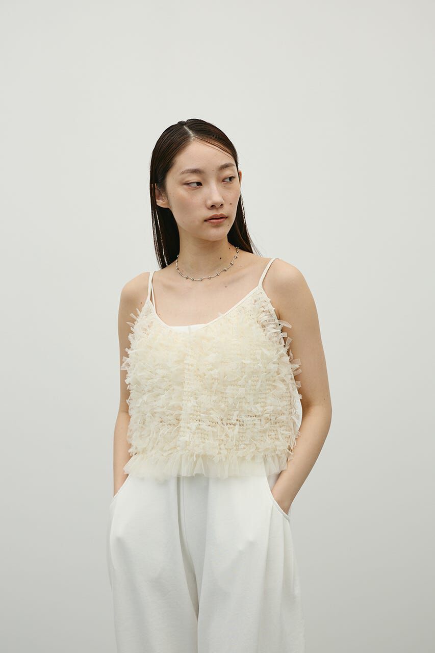STYLEMIXER「チュールフリルキャミ」|キャミソール|