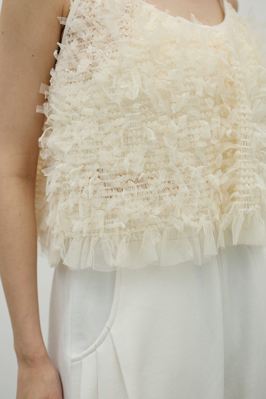 STYLEMIXER「チュールフリルキャミ」|キャミソール|