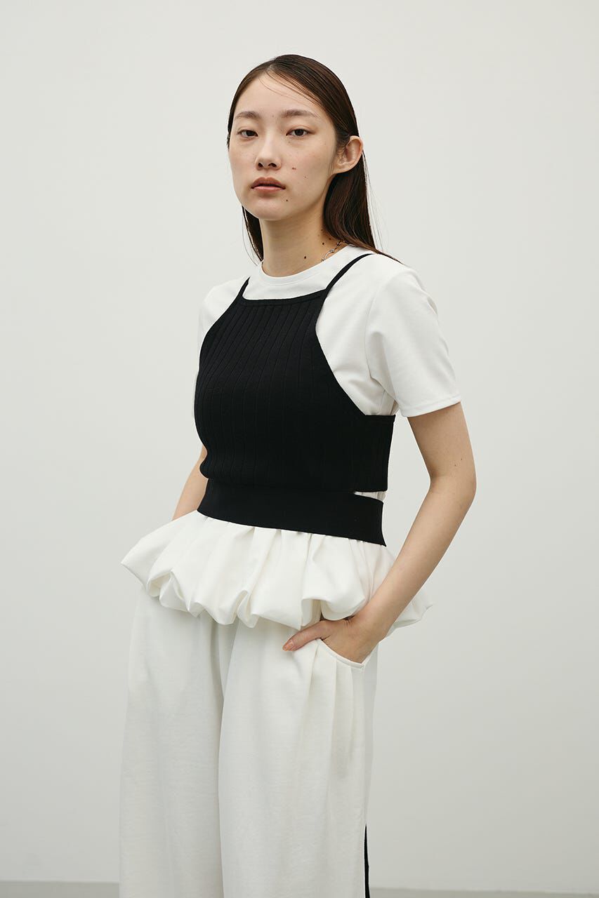 STYLEMIXER「ヘムバルーンカットトップ」|Tシャツ・カットソー|