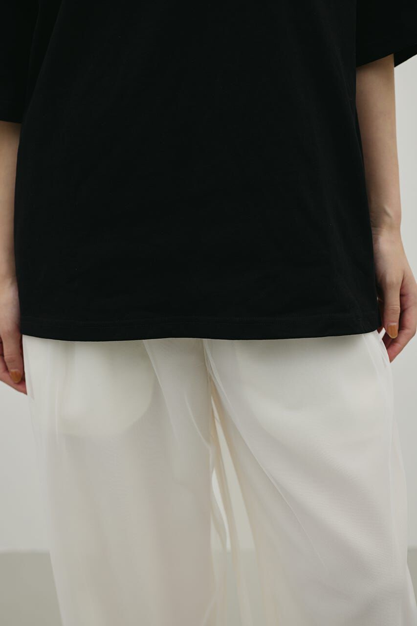 STYLEMIXER「フロッキープリントフラワーT」|Tシャツ・カットソー|