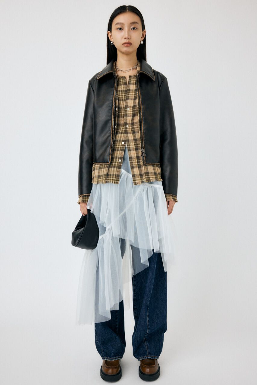 MOUSSY「VOLUME チュールスカート」|スカート|