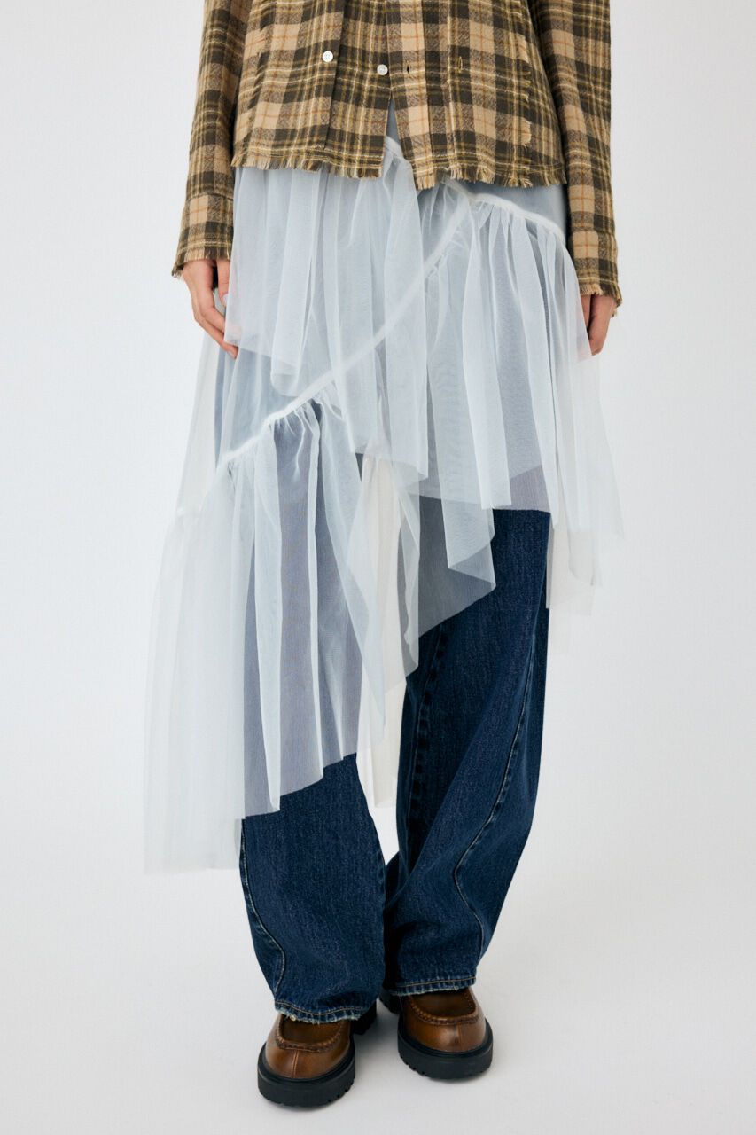 MOUSSY「VOLUME チュールスカート」|スカート|