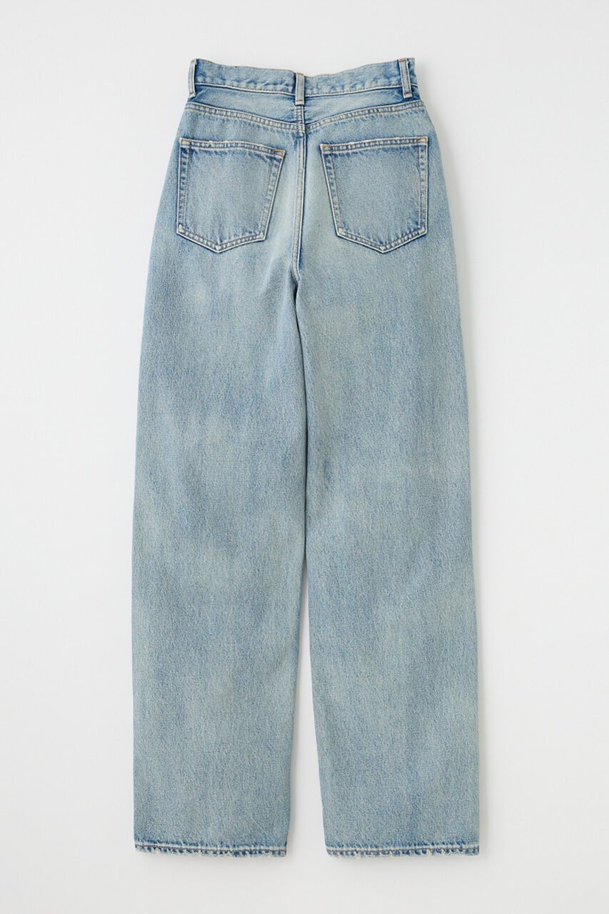 MOUSSY「HW CRASH LOOSE STRAIGHT」|デニム|