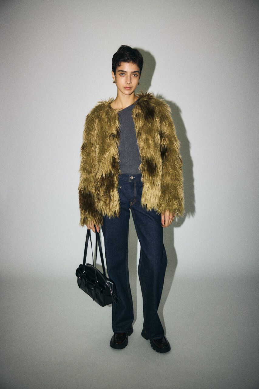 MOUSSY「MESSY FAUX ファーコート」|その他|