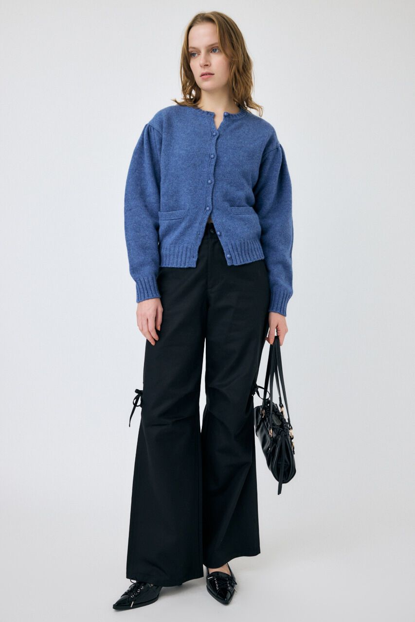 MOUSSY「BUTTON UP ニットカーディガン」|カーディガン|