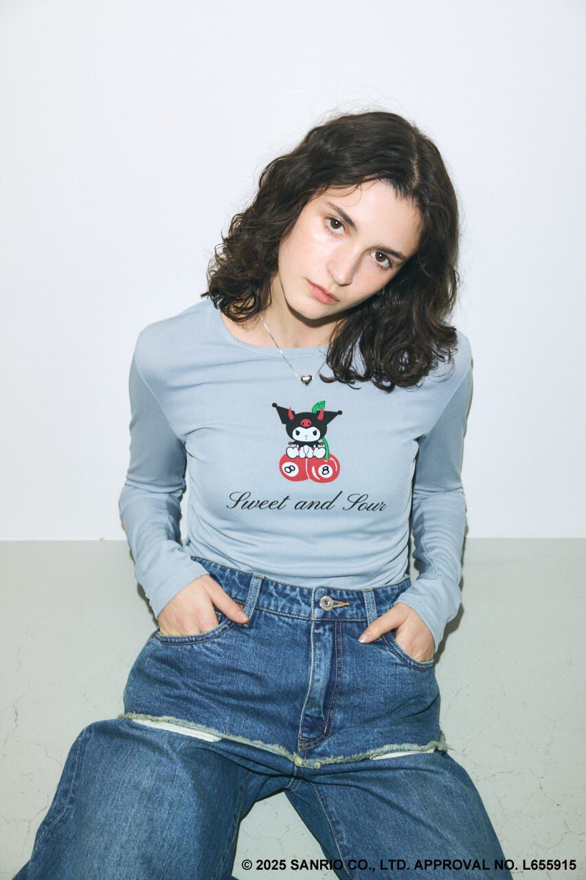 MOUSSY「LAYERED WIDE STRAIGHT デニム」|デニム|