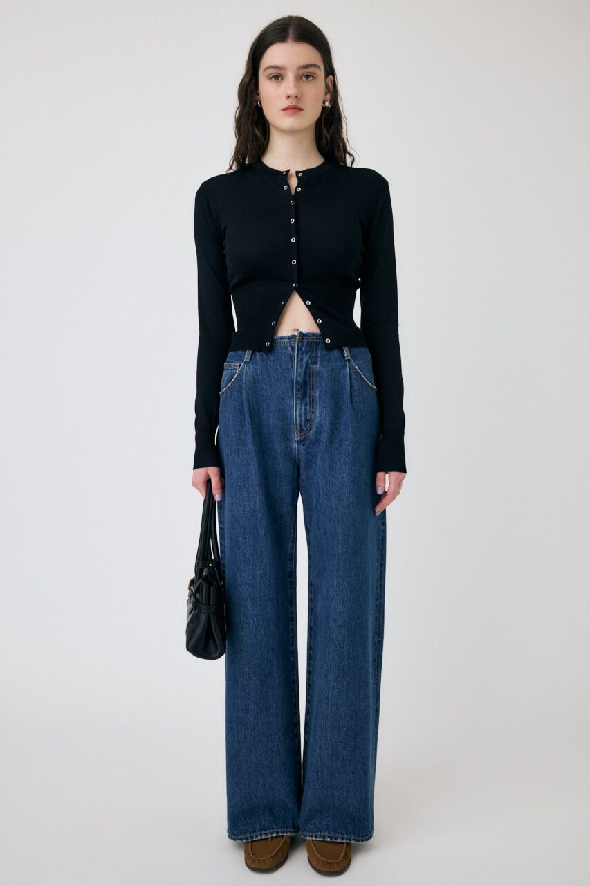 MOUSSY「WAIST SWITCHING カーディガン」|カーディガン|