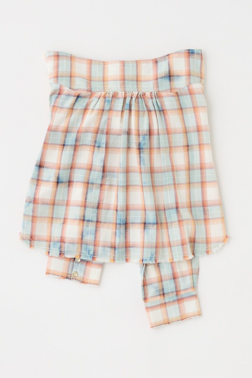 MOUSSY「BLEACH CHECK スカート」|スカート|