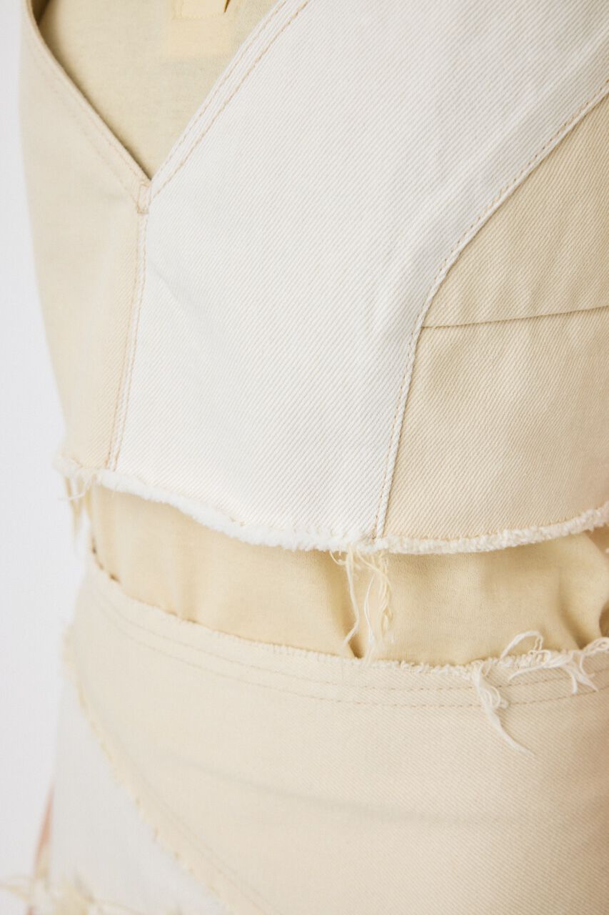 MOUSSY「DENIM ビスチェ」|チューブトップ|