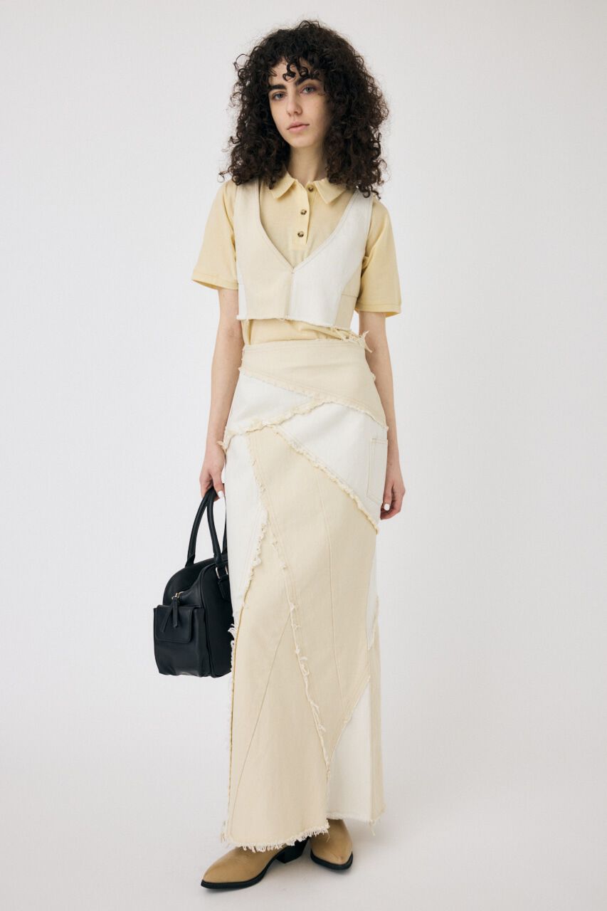 MOUSSY「DENIM ビスチェ」|チューブトップ|