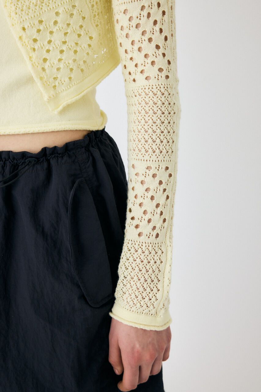 MOUSSY「OPENWORK KNIT アンサンブル」|ニット・セーター|