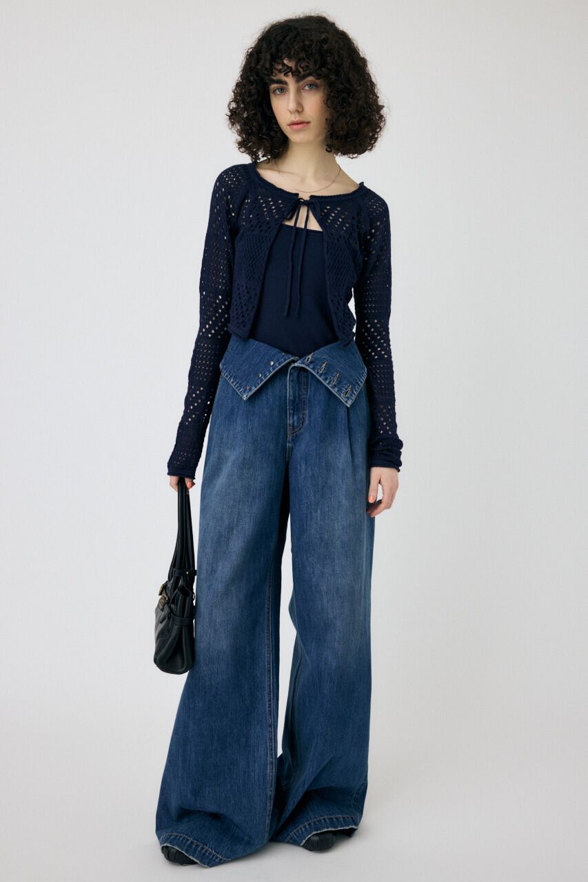 MOUSSY「OPENWORK KNIT アンサンブル」|ニット・セーター|