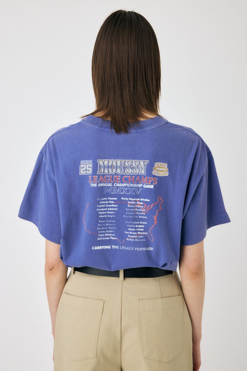 MOUSSY「MOUSSY LEAGUE CHAMPS 25 Tシャツ」|Tシャツ・カットソー|