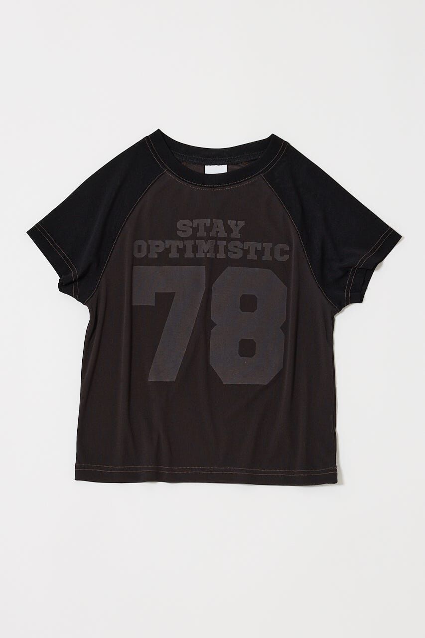 MOUSSY「NUMBERING シアー TEE」|Tシャツ・カットソー|L/BLK1