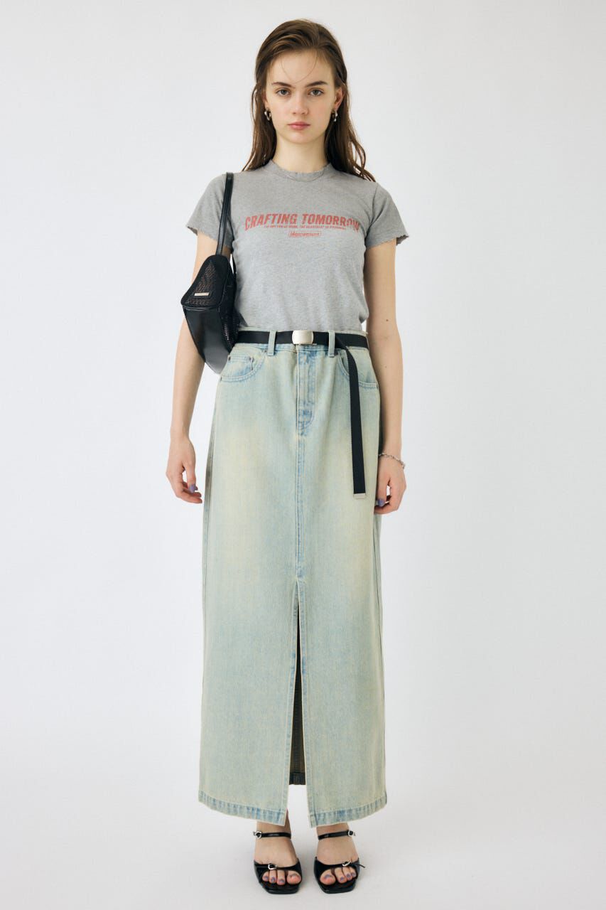 MOUSSY「FADED ロゴ TEE」|Tシャツ・カットソー|