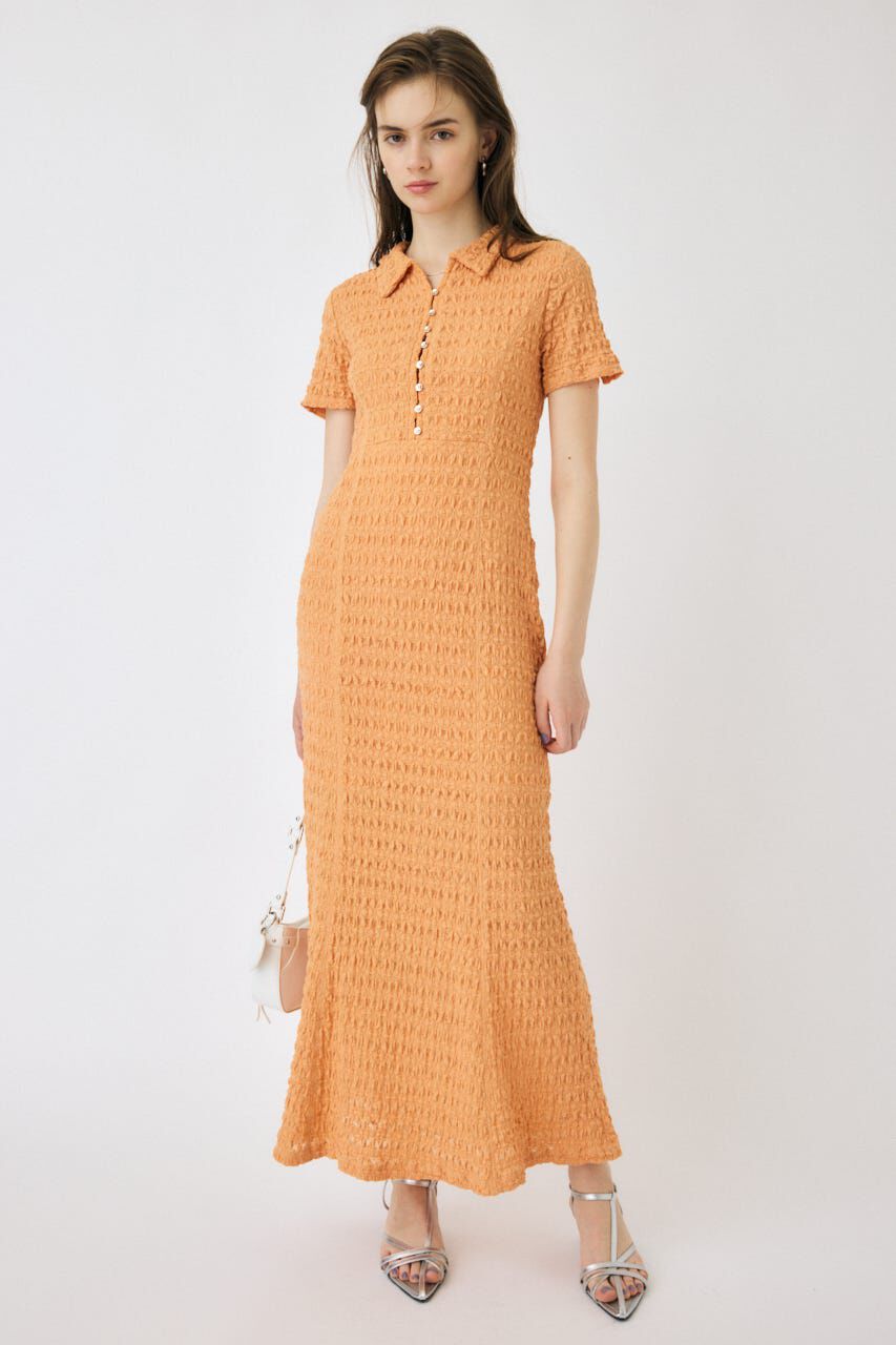 MOUSSY「MERMAID LACE ドレス」|ワンピース|L/ORG1