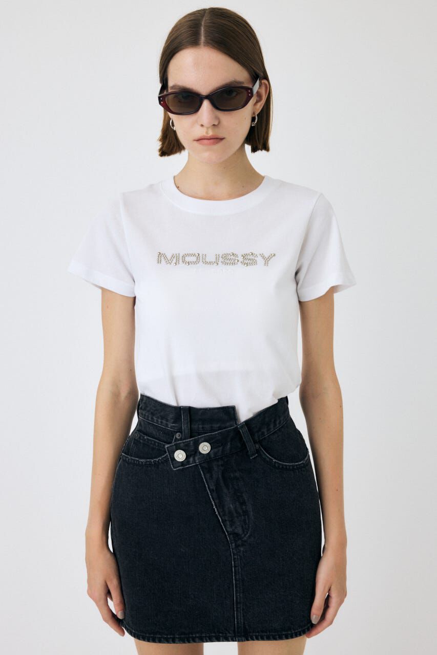 MOUSSY「LITTLE POPS ロゴ TEE」|Tシャツ・カットソー|