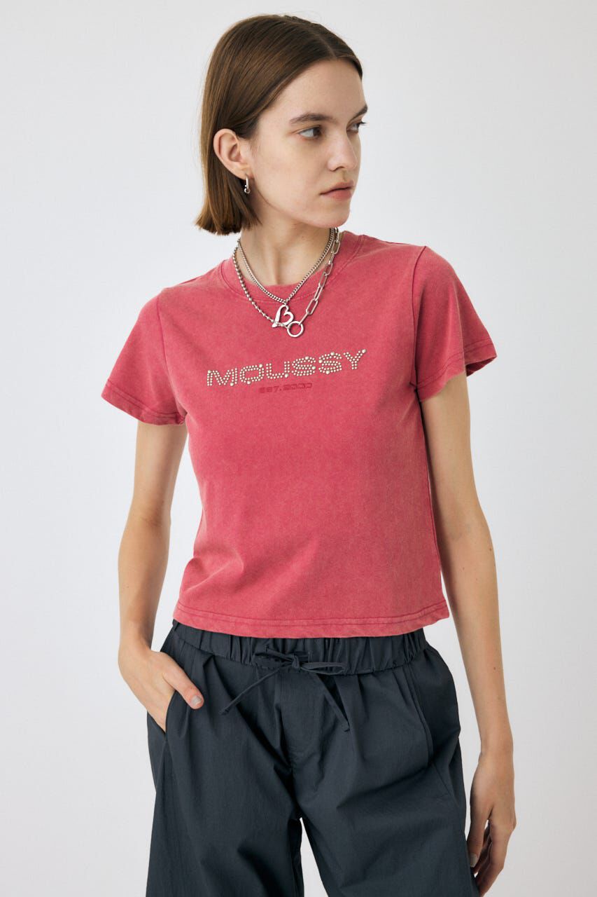 MOUSSY「LITTLE POPS ロゴ TEE」|Tシャツ・カットソー|