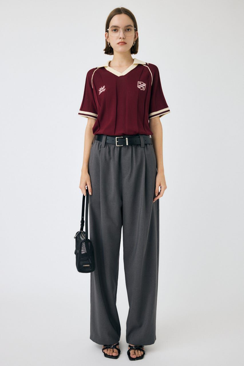 MOUSSY「H/S KNIT GAME シャツ」|ニット・セーター|