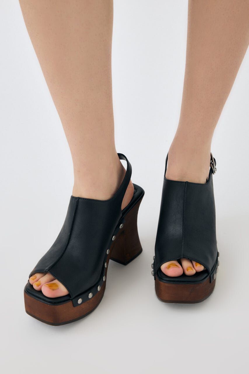 MOUSSY「PLATFORM WOOD サンダル」|サンダル|