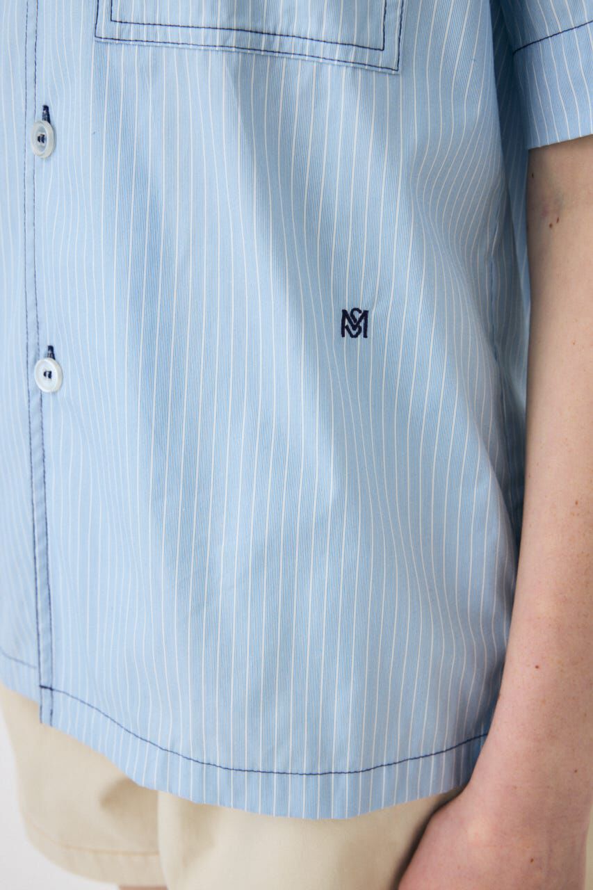 MOUSSY「OPEN COLLAR シャツ」|シャツ・ブラウス|