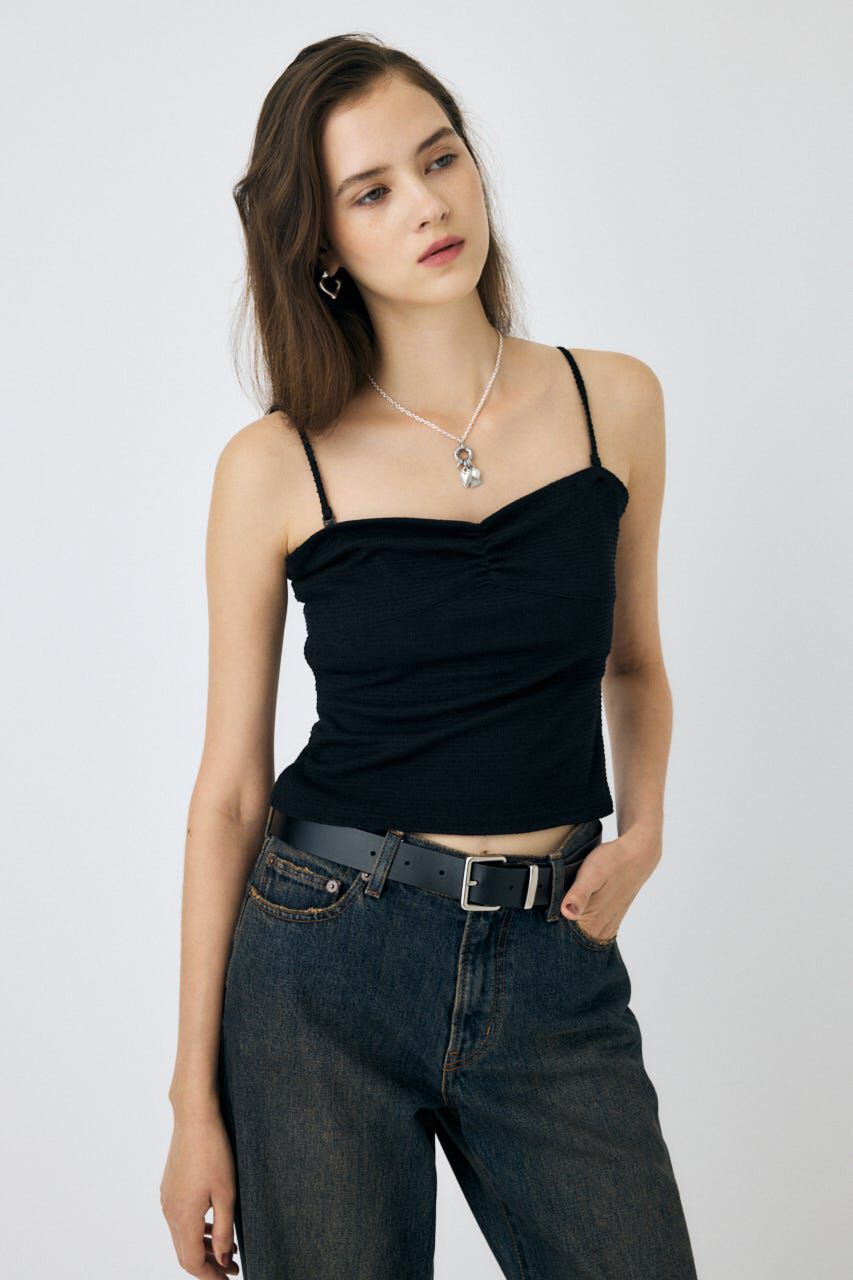 MOUSSY「BOUCLE TWEED キャミ」|キャミソール|