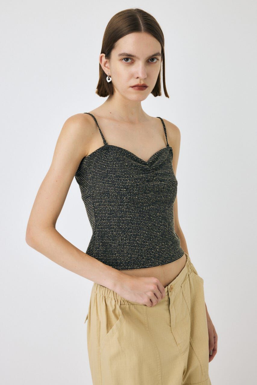 MOUSSY「BOUCLE TWEED キャミ」|キャミソール|