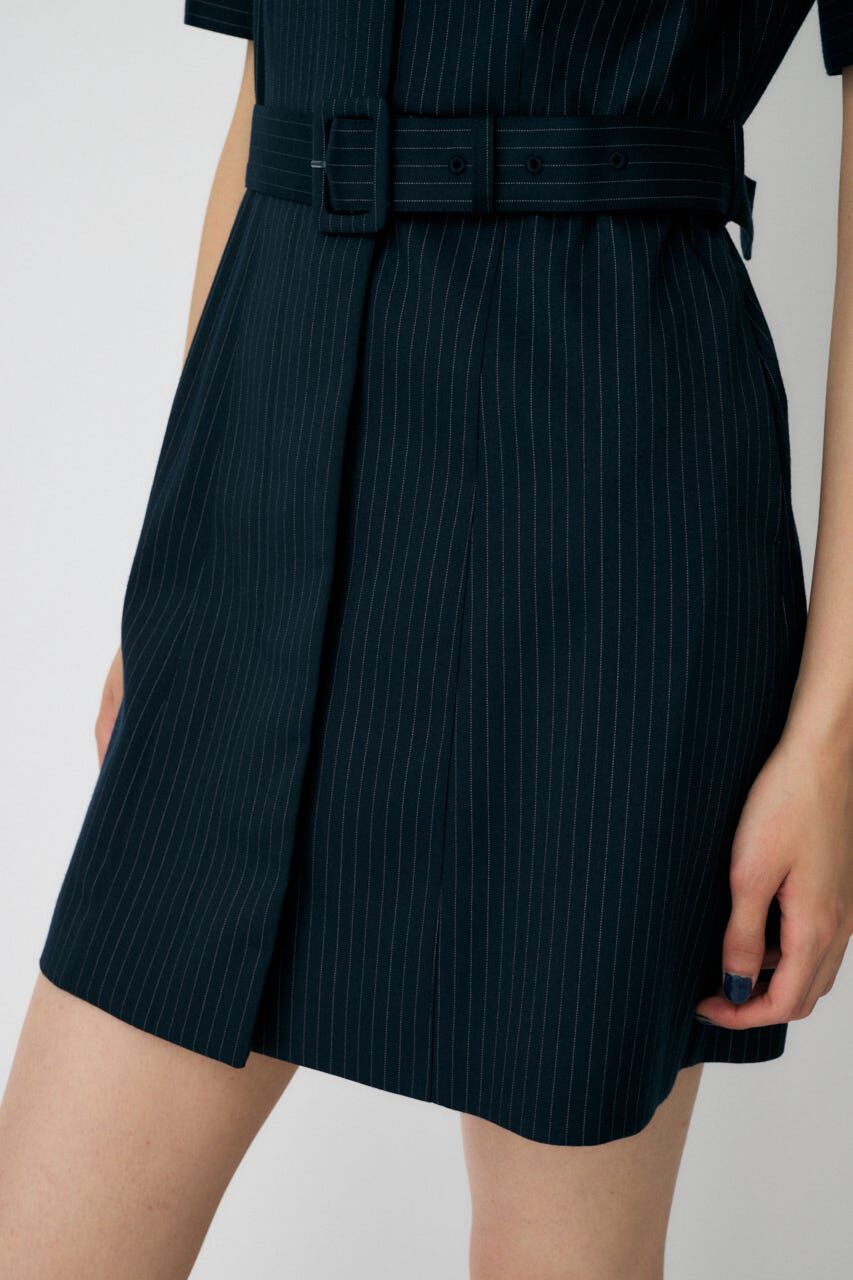 MOUSSY「BIG COLLAR MINI ドレス」|ワンピース|