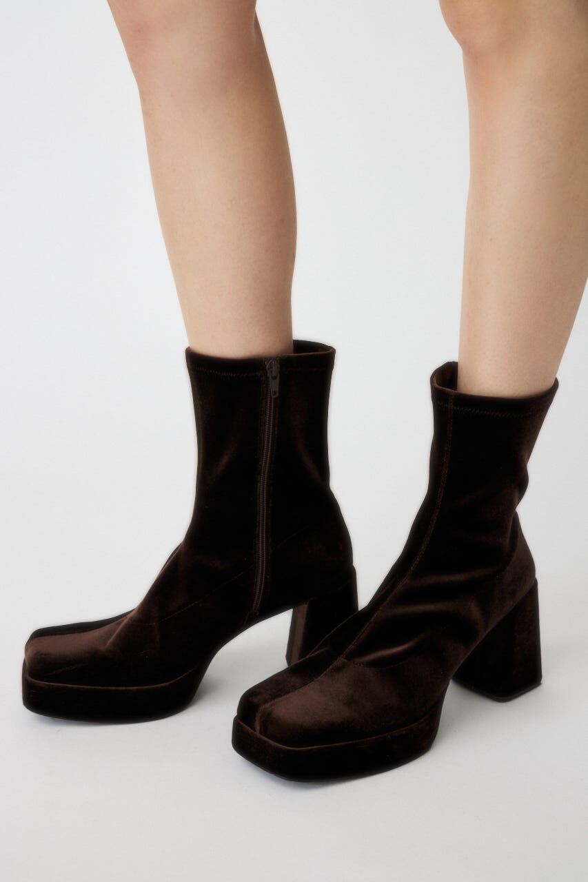 MOUSSY「STRETCH BLOCK HEEL ブーツ」|その他|