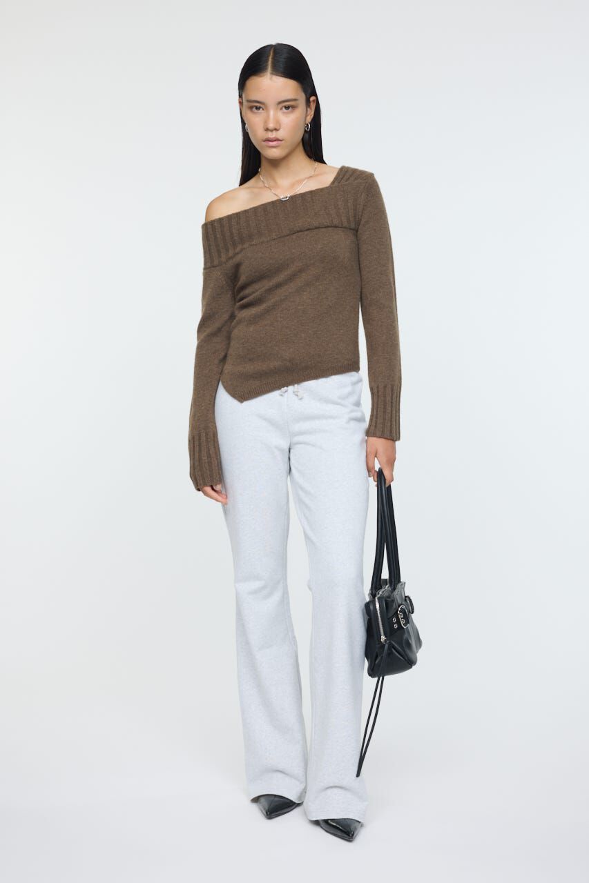 MOUSSY「ASYMMETRY トップス」|ニット・セーター|