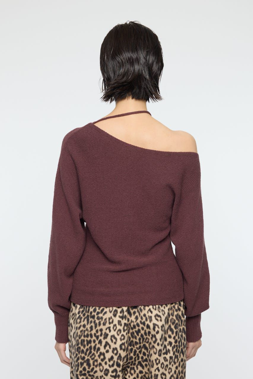 MOUSSY「ONE SHOULDER ニットトップス」|ニット・セーター|