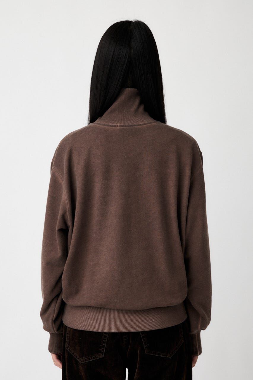 MOUSSY「FADE HALF ZIP トップス」|パーカー|