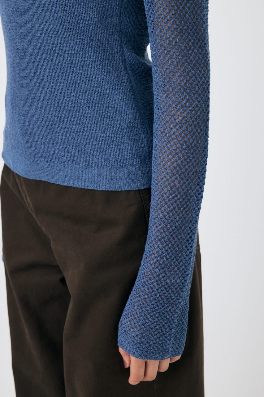 MOUSSY「OPEN SHOULDER HALTER ニットトップス」|ニット・セーター|