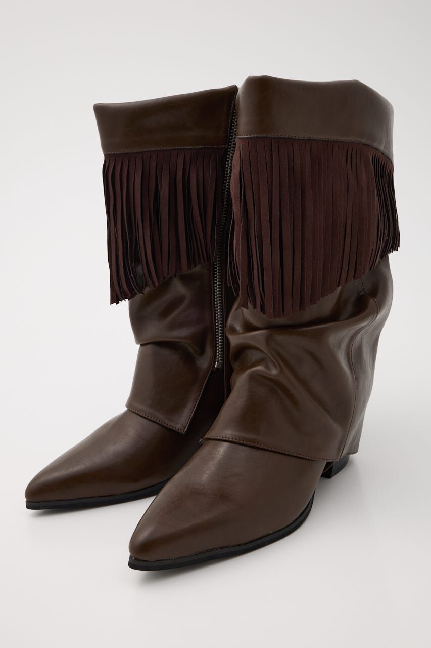 MOUSSY「FRINGE COVER ブーツ」|その他|