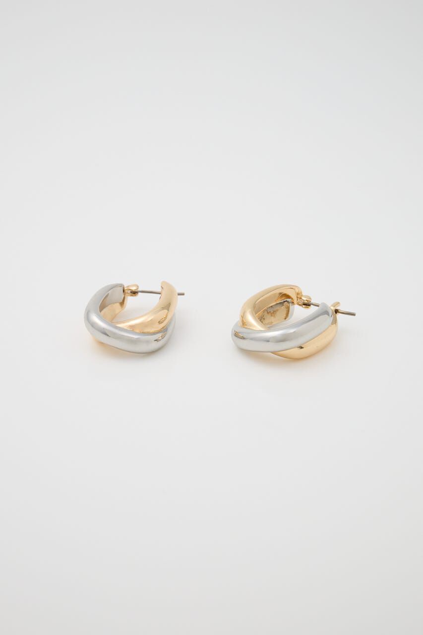 MOUSSY「DUAL HOOP イヤリング」|ピアス|
