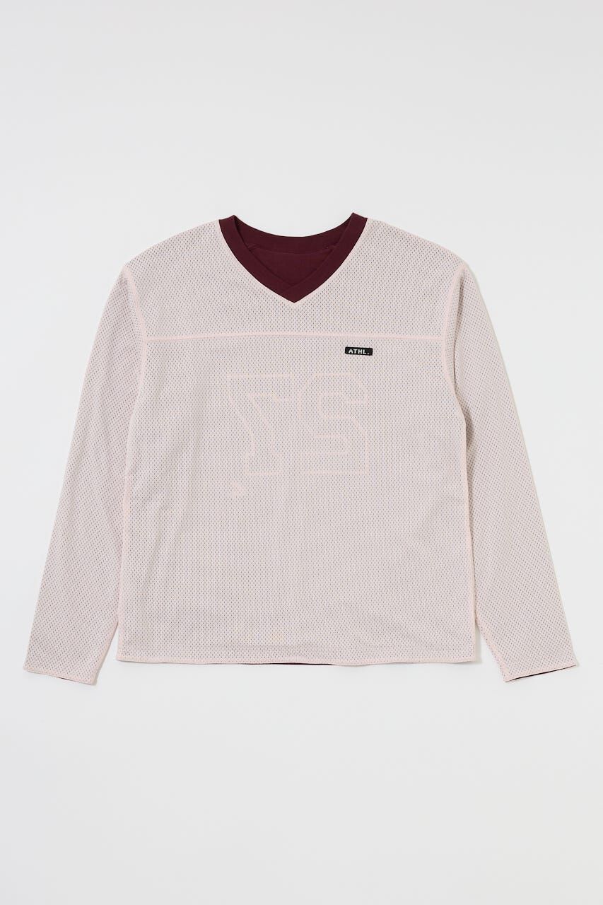 MOUSSY「REVERSIBLE MESH L/S TSJ」|Tシャツ・カットソー|