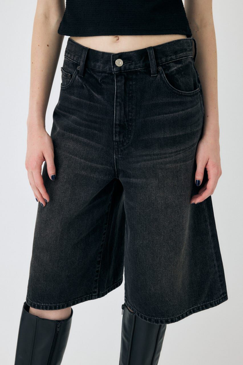 MOUSSY「KNEE LENGTH BERMUDA パンツ」|デニム|