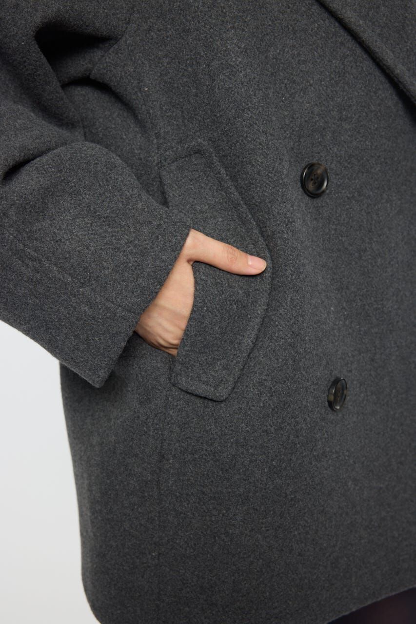 MOUSSY「DOUBLE BREASTED MID コート」|その他|