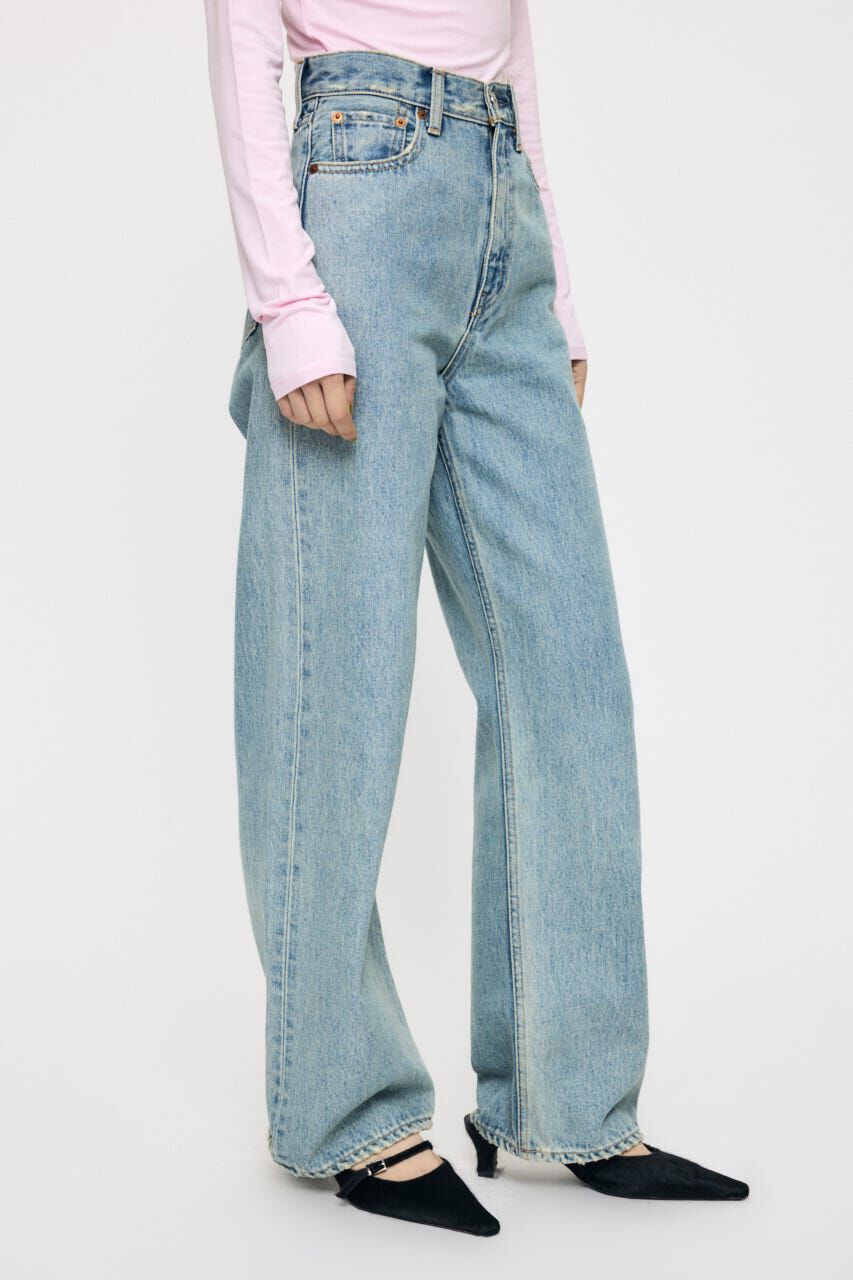 MOUSSY「HIGH WAIST STRAIGHT」|デニム|
