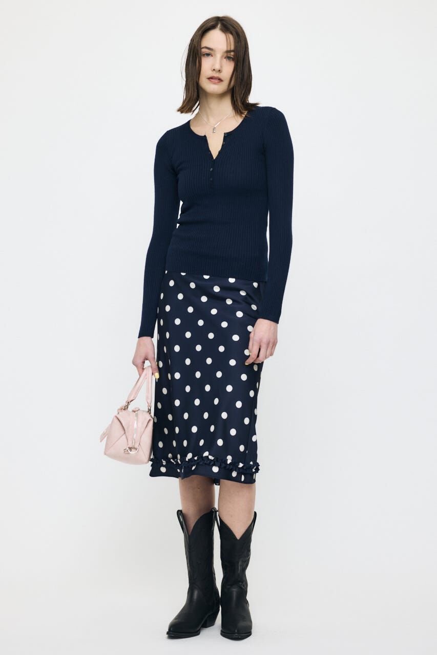 MOUSSY「CALM TOUCH HENRY NECK トップス」|ニット・セーター|