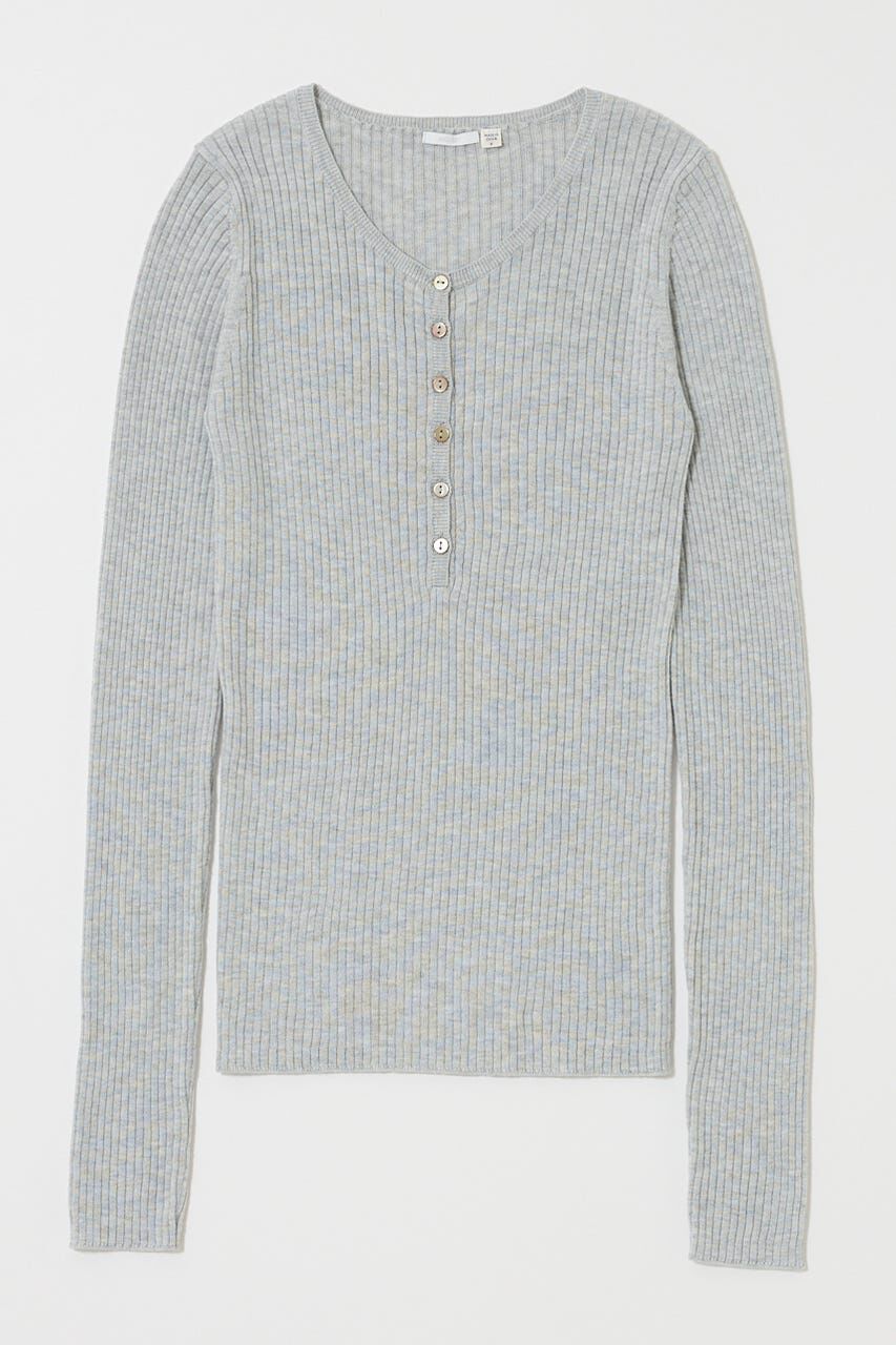 MOUSSY「CALM TOUCH HENRY NECK トップス」|ニット・セーター|