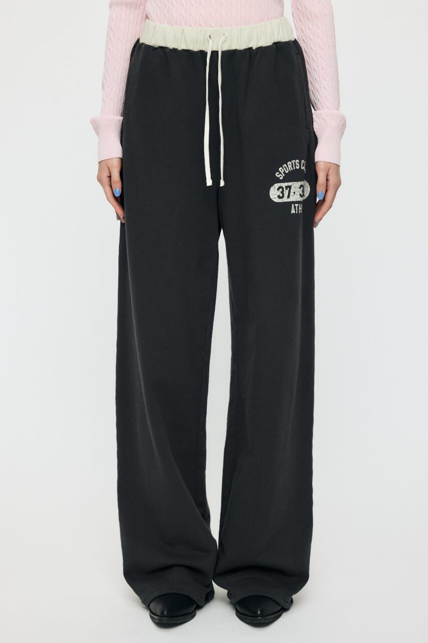 MOUSSY「VERSITY LOGO SWEAT パンツ」|その他|L/BLK1