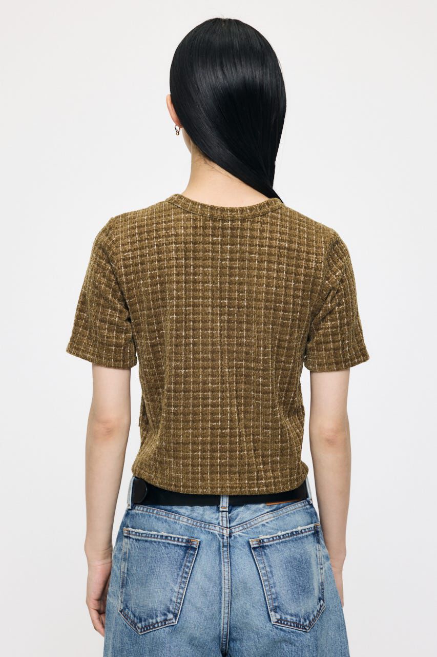 MOUSSY「TWEEDY カーディガン」|カーディガン|